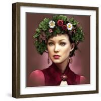 Lydia-Atelier Sommerland-Framed Art Print