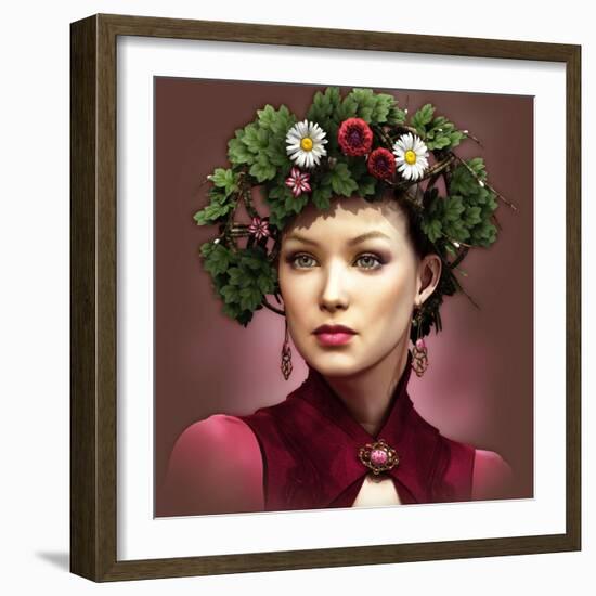 Lydia-Atelier Sommerland-Framed Art Print