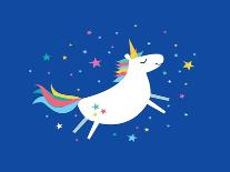 Unicorn Vector/Illustration-lyeyee-Art Print