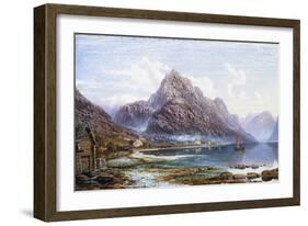 Lyfter from Dosen on the Lyfter Fjord, Norway-Charles Pettitt-Framed Giclee Print