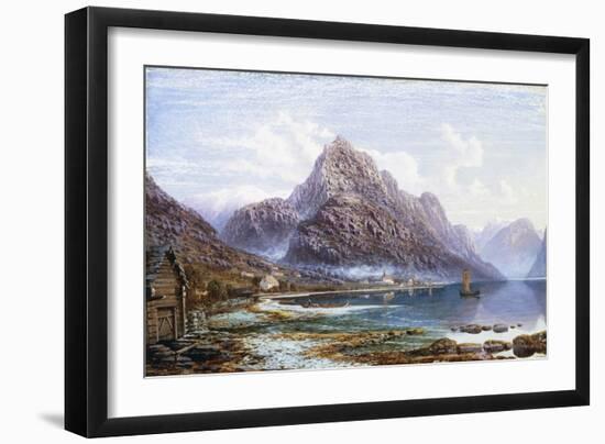 Lyfter from Dosen on the Lyfter Fjord, Norway-Charles Pettitt-Framed Giclee Print