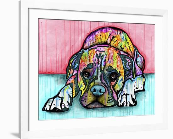 Lying Boxer-Dean Russo-Framed Giclee Print