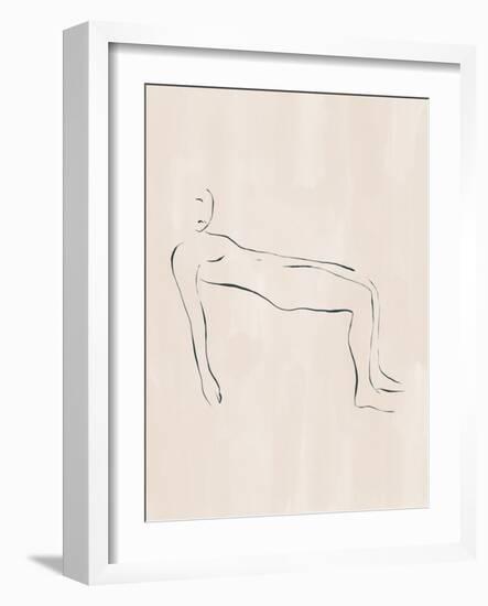 Lying Down-Ivy Green Illustrations-Framed Giclee Print