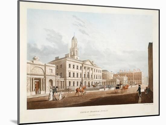 Lying-In Hospital, Dublin, 1795-James Malton-Mounted Giclee Print