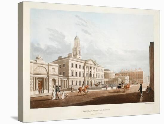 Lying-In Hospital, Dublin, 1795-James Malton-Stretched Canvas