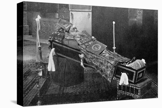 Lying in State, the Late Armenian Patriarch-null-Stretched Canvas