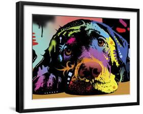 Lying Lab-Dean Russo-Framed Giclee Print