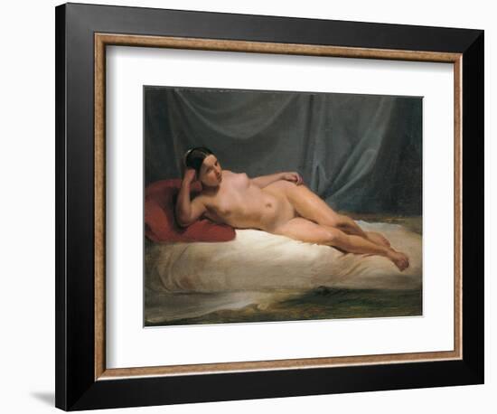 Lying Nude-Antonio Muzzi-Framed Art Print