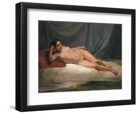 Lying Nude-Antonio Muzzi-Framed Art Print