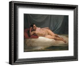 Lying Nude-Antonio Muzzi-Framed Art Print