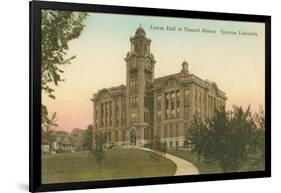 Lyman Hall of Natural History, Syracuse University-null-Framed Art Print