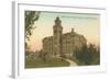 Lyman Hall of Natural History, Syracuse University-null-Framed Art Print