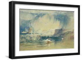 Lyme Regis, Dorset, England, C.1834-J. M. W. Turner-Framed Giclee Print