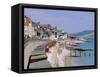 Lyme Regis, Dorset, England-Jeremy Lightfoot-Framed Stretched Canvas