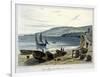 'Lyme Regis, from Charmouth, Dorset', 1814-1825-William Daniell-Framed Giclee Print