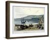 'Lyme Regis, from Charmouth, Dorset', 1814-1825-William Daniell-Framed Giclee Print