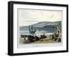'Lyme Regis, from Charmouth, Dorset', 1814-1825-William Daniell-Framed Giclee Print