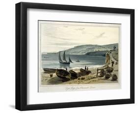 Lyme Regis, from Charmouth, Dorset-William Daniell-Framed Premium Giclee Print