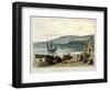 Lyme Regis, from Charmouth, Dorset-William Daniell-Framed Giclee Print