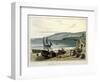 Lyme Regis, from Charmouth, Dorset-William Daniell-Framed Giclee Print