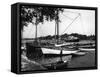Lymington Harbour-J. Chettlburgh-Framed Stretched Canvas