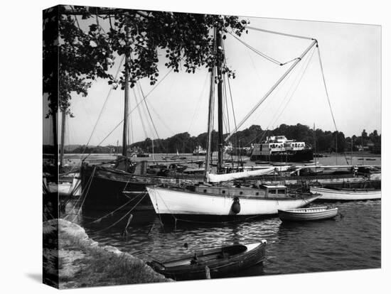 Lymington Harbour-J. Chettlburgh-Stretched Canvas