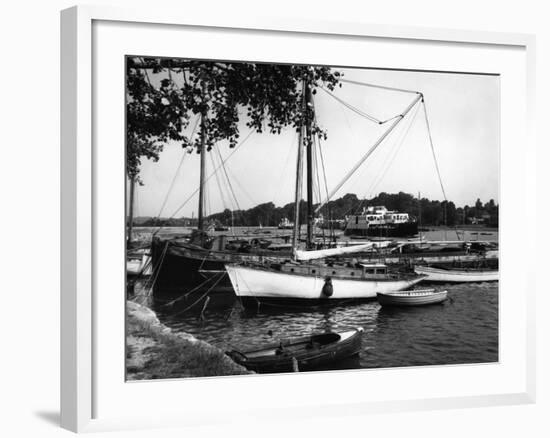 Lymington Harbour-J. Chettlburgh-Framed Photographic Print