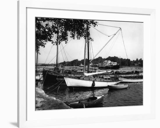 Lymington Harbour-J. Chettlburgh-Framed Photographic Print