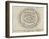 Lynch Law in California, Seal of the Vigilance Committee-null-Framed Giclee Print