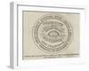 Lynch Law in California, Seal of the Vigilance Committee-null-Framed Giclee Print