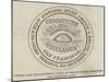 Lynch Law in California, Seal of the Vigilance Committee-null-Mounted Giclee Print