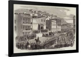 Lynch Law in California, Surrender of Prisoners at the County Gaol, San Francisco-null-Framed Giclee Print