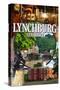 Lynchburg, Tennessee - Town Scenes-Lantern Press-Stretched Canvas