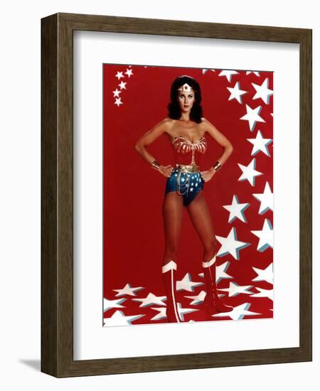 Lynda Carter. "Wonder Woman" [1975], Directed by Alan Crosland.-null-Framed Photographic Print