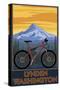 Lynden, Washington - Mountain Bike Scene-Lantern Press-Stretched Canvas