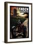 Lynden, Washington - Tractor in Cornfield Scratchboard-Lantern Press-Framed Art Print