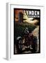 Lynden, Washington - Tractor in Cornfield Scratchboard-Lantern Press-Framed Art Print