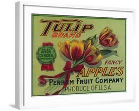 Lynden, Washington - Tulip Apple Crate Label-Lantern Press-Framed Art Print