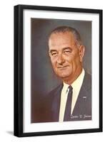 Lyndon B. Johnson-null-Framed Art Print