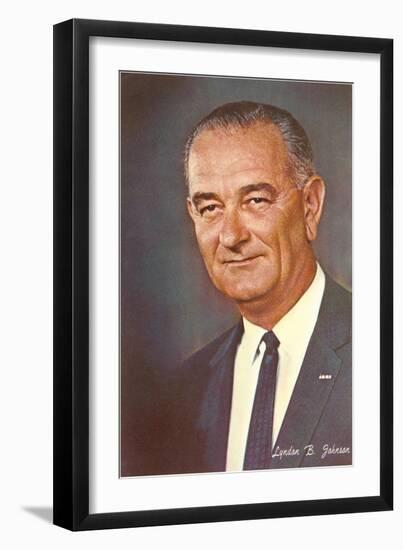 Lyndon B. Johnson-null-Framed Art Print