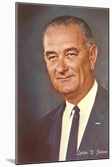 Lyndon B. Johnson-null-Mounted Art Print