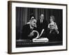 Lyndon Johnson Signing the Medicare Bill with Former President Truman, July 7,1965-null-Framed Photo