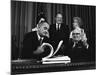 Lyndon Johnson Signing the Medicare Bill with Former President Truman, July 7,1965-null-Mounted Photo