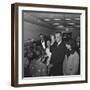 Lyndon Johnson Takes the Oath of Office after Kennedy's Assassination, Nov. 22,1963-null-Framed Photo