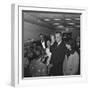 Lyndon Johnson Takes the Oath of Office after Kennedy's Assassination, Nov. 22,1963-null-Framed Photo