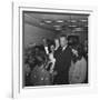 Lyndon Johnson Takes the Oath of Office after Kennedy's Assassination, Nov. 22,1963-null-Framed Photo