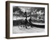 Lynmouth before Flood-Fred Musto-Framed Photographic Print