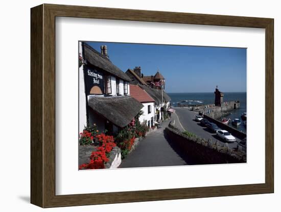 Lynmouth, Devon, England, United Kingdom-Cyndy Black-Framed Photographic Print