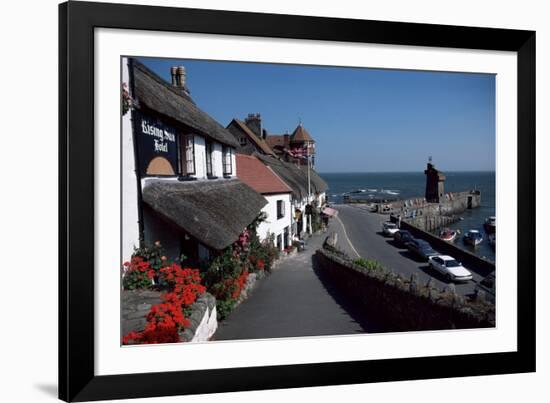 Lynmouth, Devon, England, United Kingdom-Cyndy Black-Framed Photographic Print