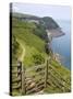 Lynmouth, Exmoor National Park, Somerset, England, United Kingdom, Europe-Jeremy Lightfoot-Stretched Canvas